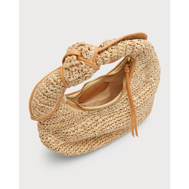 Bolsa Shoulder The Josie Knot Raffia