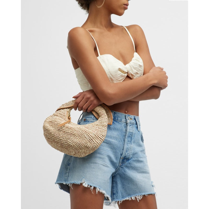 Bolsa Shoulder The Josie Knot Raffia