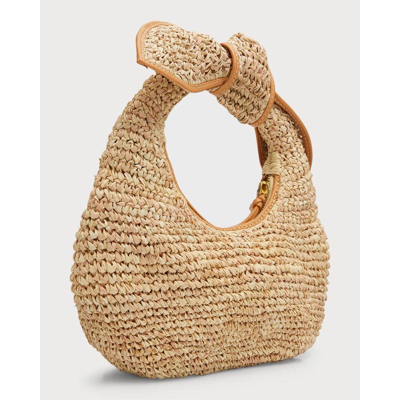 Bolsa Shoulder The Josie Knot Raffia