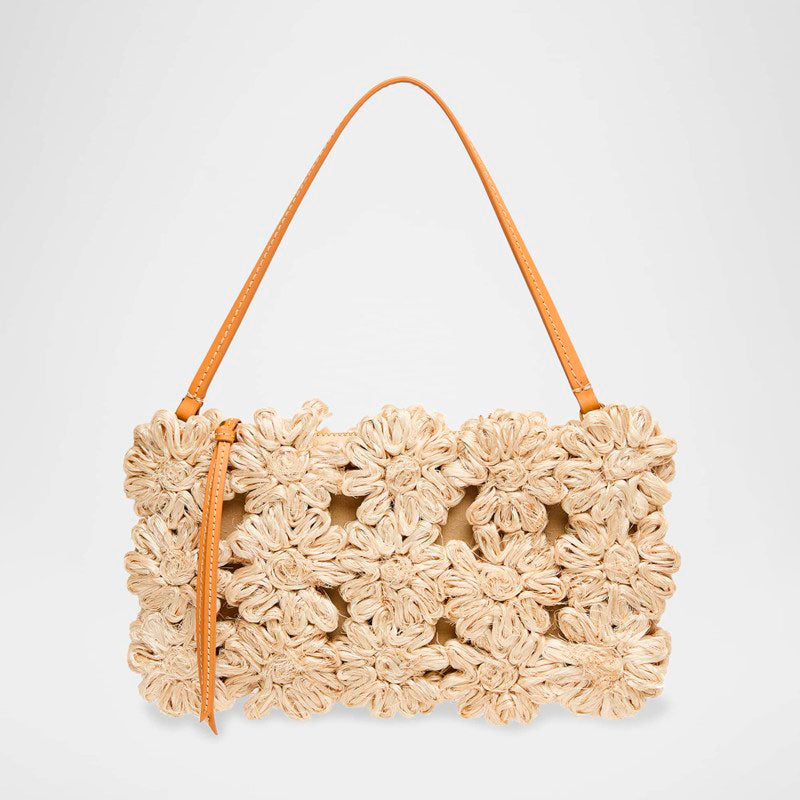 Bolsa Beach The Ravello Mini Floral Straw - Mercado de Luxo - O Maior E-Commerce de Bens, Produtos e Serviços de Luxo do Brasil.