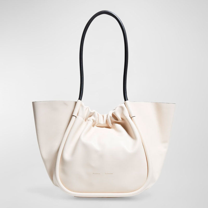 Bolsa Shopper Large Ruched Smooth - Mercado de Luxo - O Maior E-Commerce de Bens, Produtos e Serviços de Luxo do Brasil.