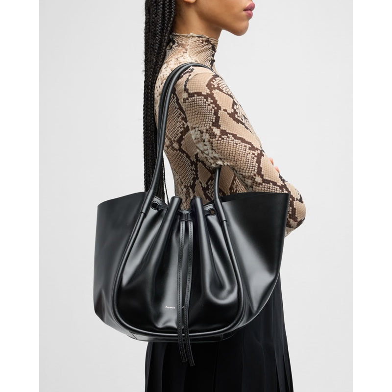 Bolsa Shopper Large Ruched Calf