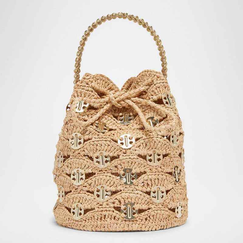 Bolsa Shoulder Sac a Main Disc-Link Raffia - Mercado de Luxo - O Maior E-Commerce de Bens, Produtos e Serviços de Luxo do Brasil.