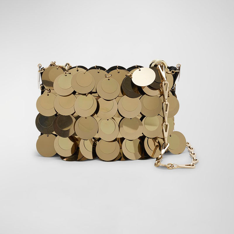 Bolsa Shoulder Sparkle Nano Disc - Mercado de Luxo - O Maior E-Commerce de Bens, Produtos e Serviços de Luxo do Brasil.