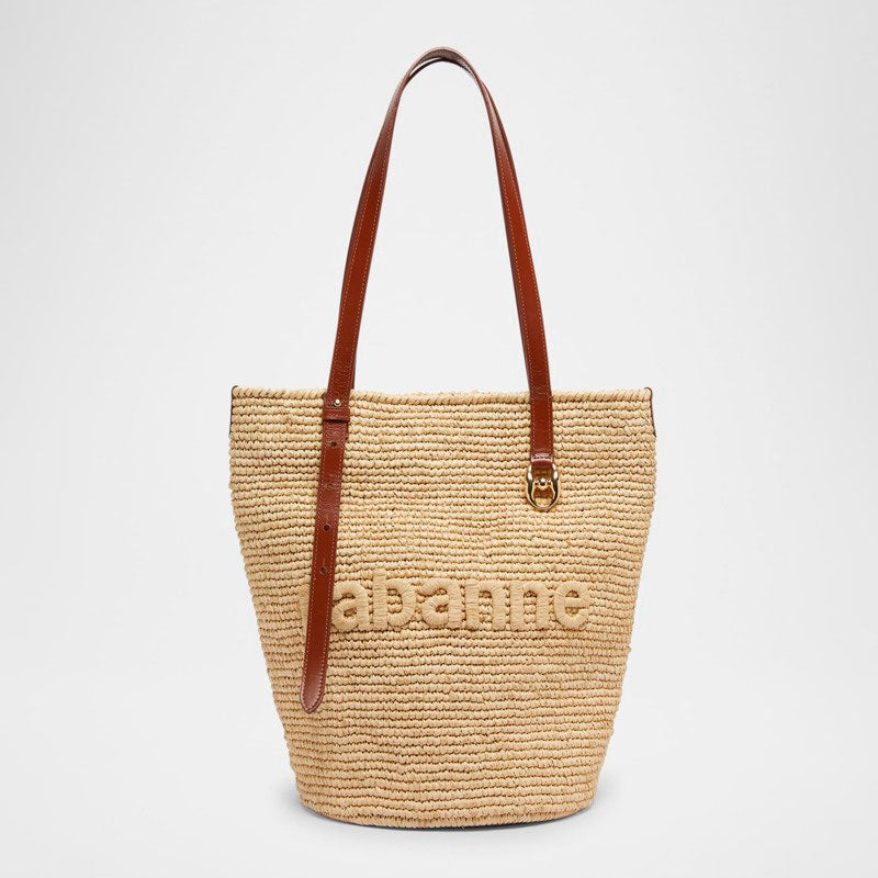 Bolsa Shopper Cabas Logo Raffia - Mercado de Luxo - O Maior E-Commerce de Bens, Produtos e Serviços de Luxo do Brasil.