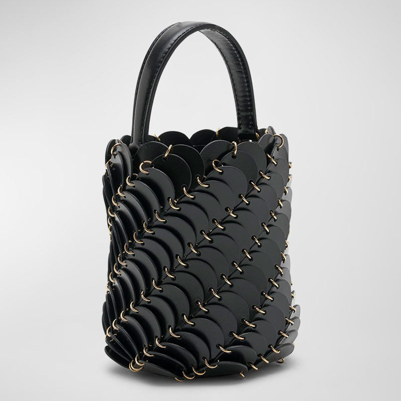 Bolsa Bucket Small Disc-Link - Mercado de Luxo - O Maior E-Commerce de Bens, Produtos e Serviços de Luxo do Brasil.