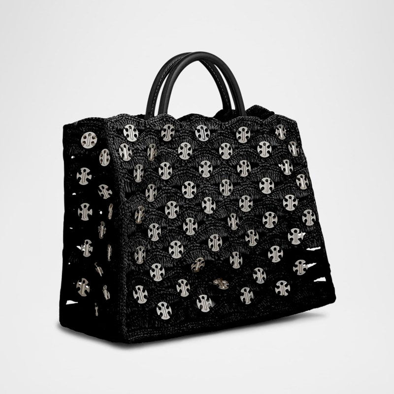 Bolsa Shopper Sac a Main Disc Raffia Basket - Mercado de Luxo - O Maior E-Commerce de Bens, Produtos e Serviços de Luxo do Brasil.