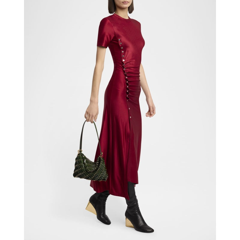 Bolsa Shoulder Sac a Main Disc Croc-Embossed