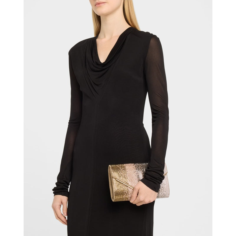 Bolsa Clutch Candy Embellished Envelope Flap