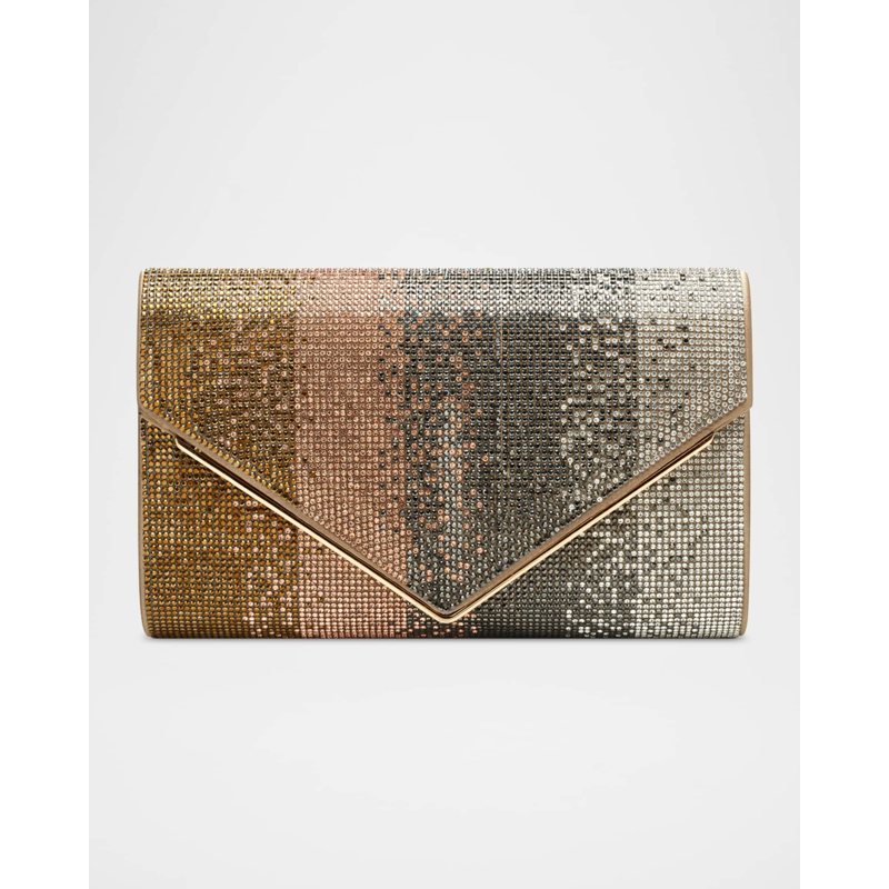 Bolsa Clutch Candy Embellished Envelope Flap