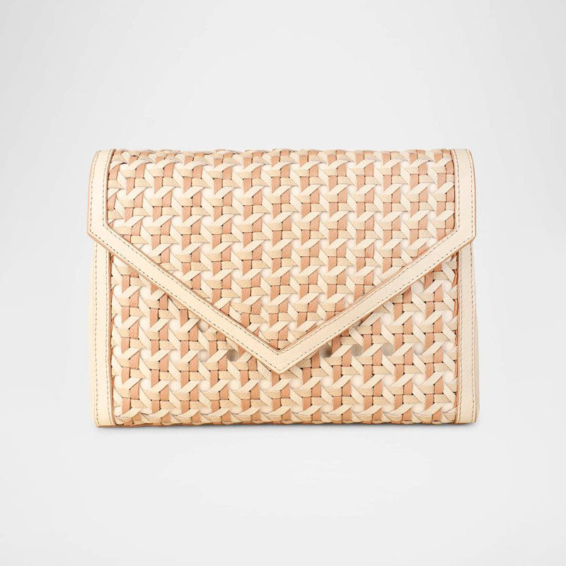 Bolsa Beach Jamie Envelope Woven - Mercado de Luxo - O Maior E-Commerce de Bens, Produtos e Serviços de Luxo do Brasil.