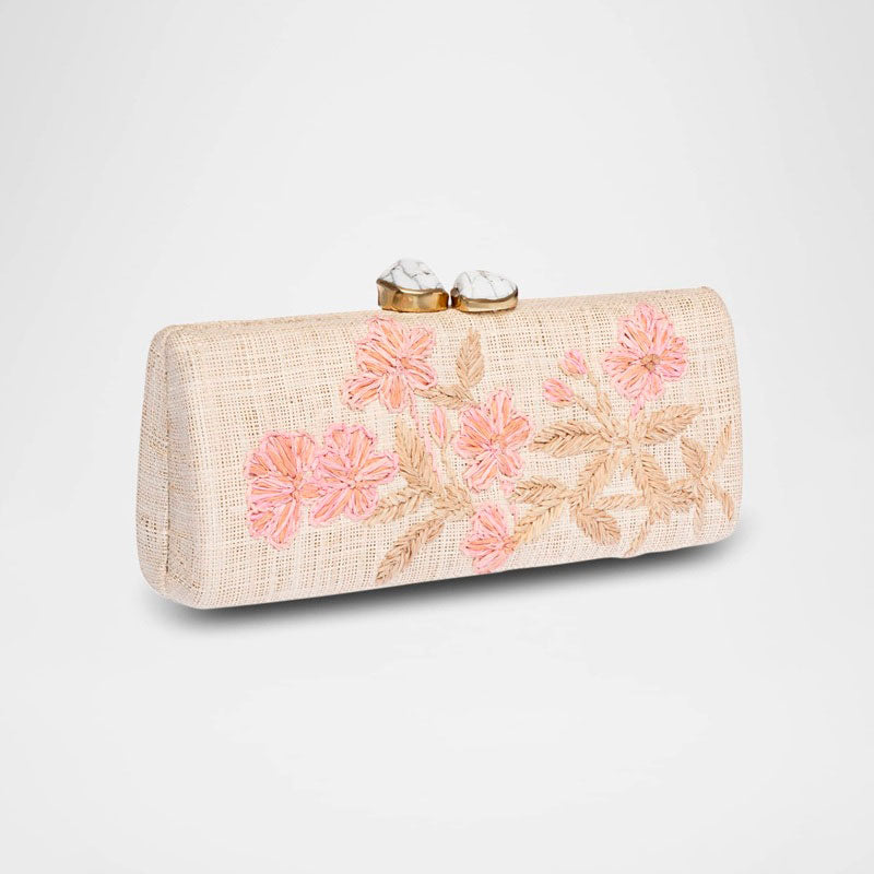 Bolsa Clutch Alessandra Flower Long - Mercado de Luxo - O Maior E-Commerce de Bens, Produtos e Serviços de Luxo do Brasil.