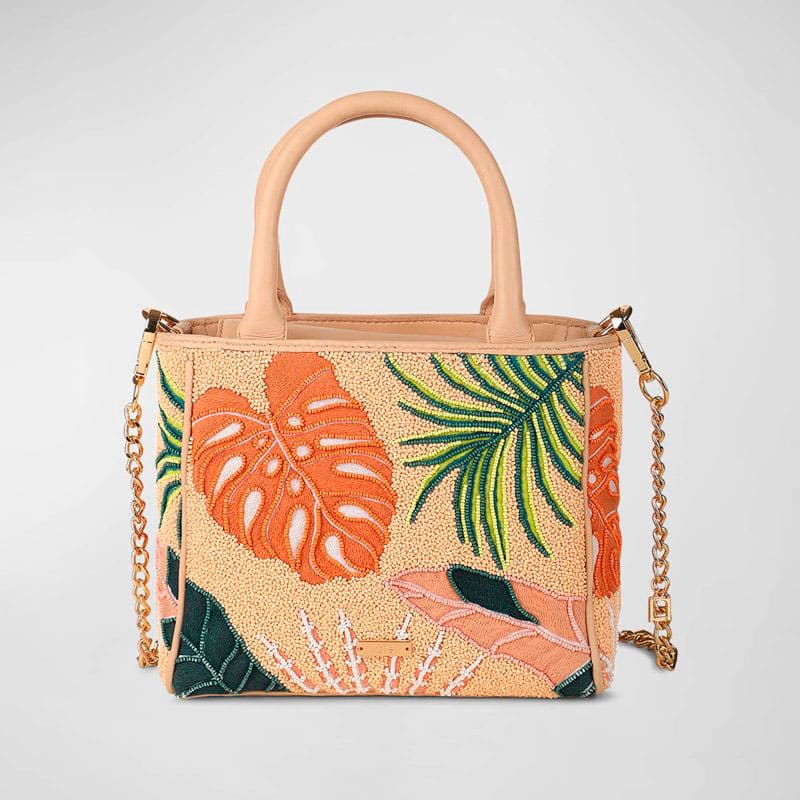 Bolsa Shopper Tasha Plant Beaded  - Mercado de Luxo - O Maior E-Commerce de Bens, Produtos e Serviços de Luxo do Brasil.