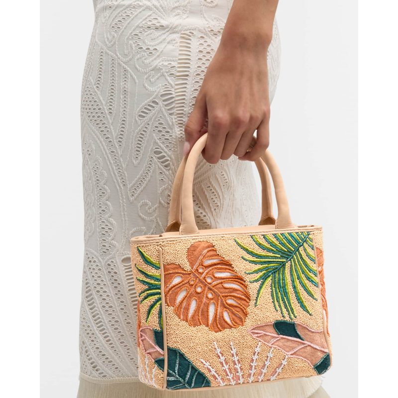 Bolsa Shopper Tasha Plant Beaded