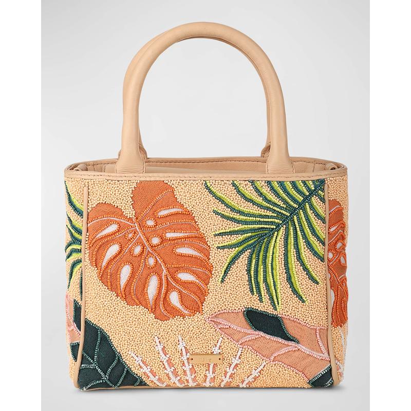 Bolsa Shopper Tasha Plant Beaded
