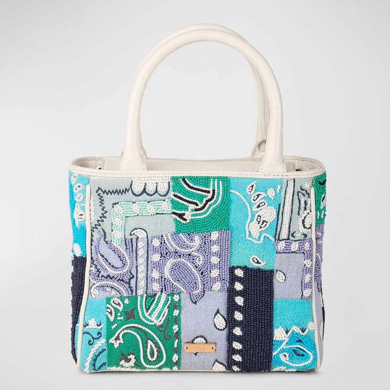 Bolsa Shopper Tasha Small Beaded - Mercado de Luxo - O Maior E-Commerce de Bens, Produtos e Serviços de Luxo do Brasil.