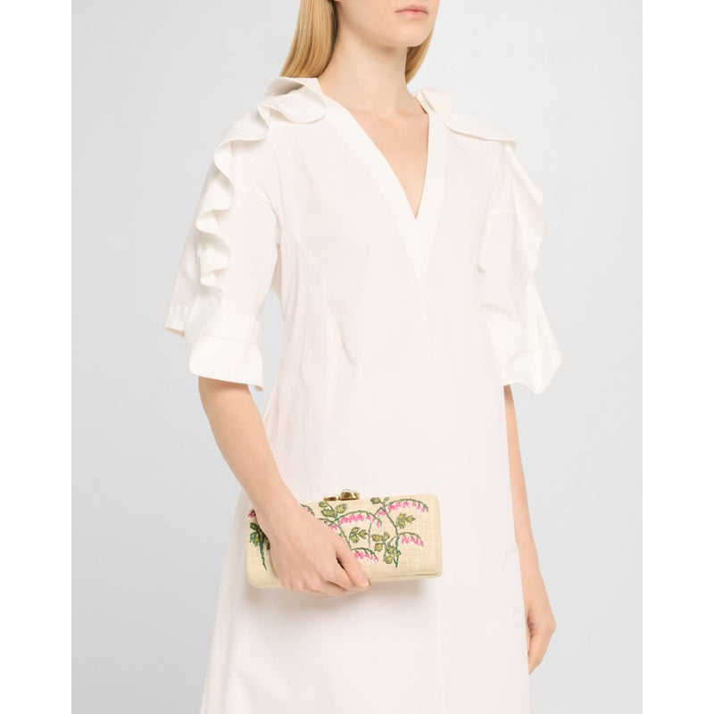 Bolsa Clutch Alessandra Flower Long