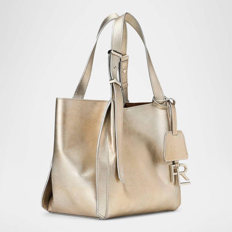 Bolsa Shopper RL 888 Small Metallic Calfskin - Mercado de Luxo - O Maior E-Commerce de Bens, Produtos e Serviços de Luxo do Brasil.