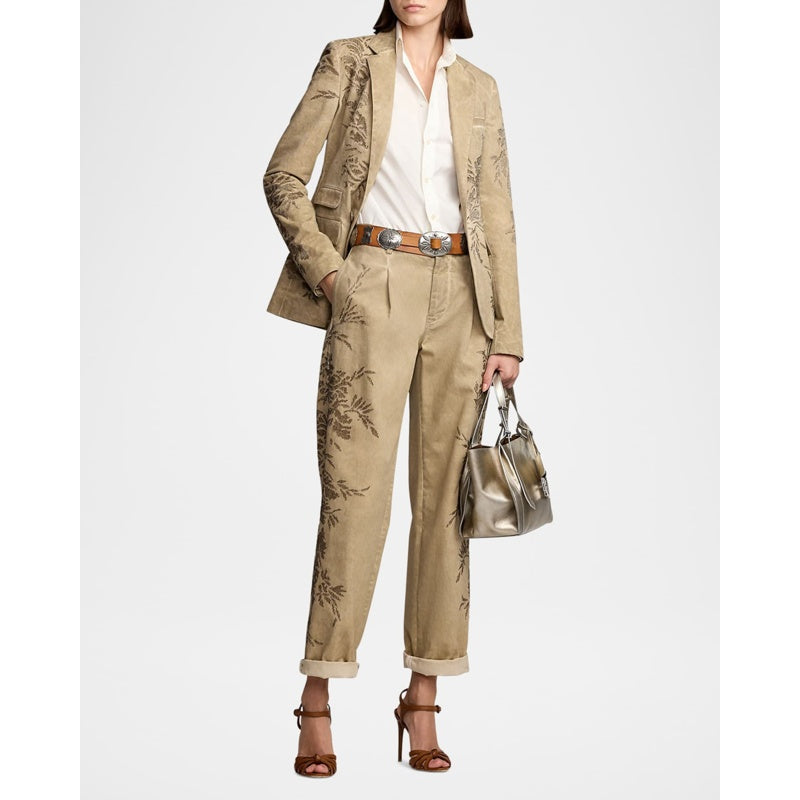 Bolsa Shopper RL 888 Small Metallic Calfskin