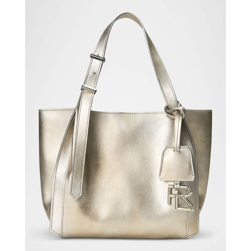 Bolsa Shopper RL 888 Small Metallic Calfskin