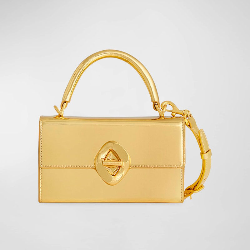 Bolsa Crossbody G Mini Flap Metallic - Mercado de Luxo - O Maior E-Commerce de Bens, Produtos e Serviços de Luxo do Brasil.