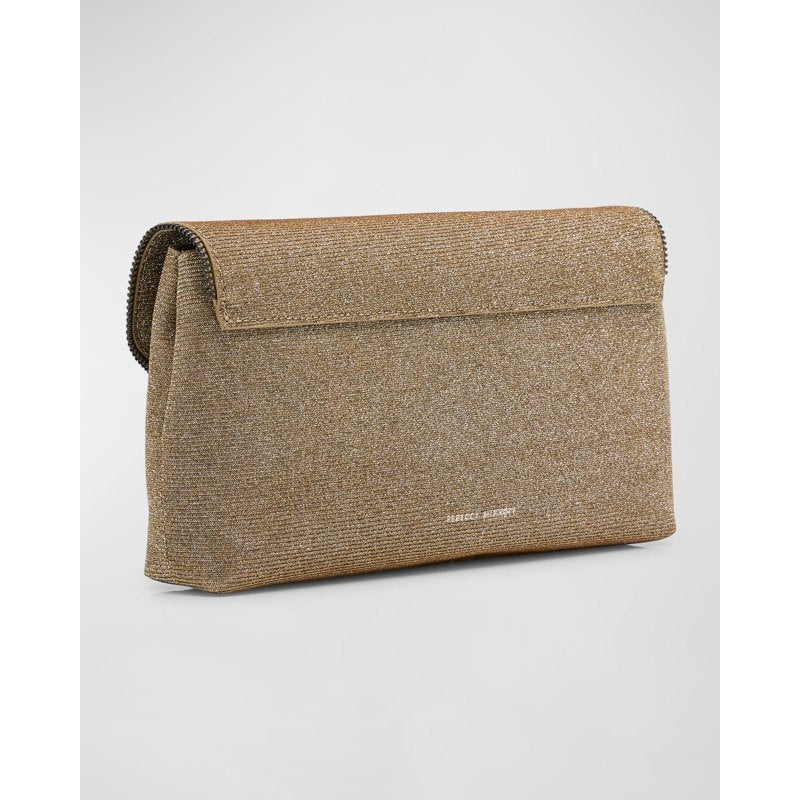 Bolsa Crossbody Zip Envelope Glitter