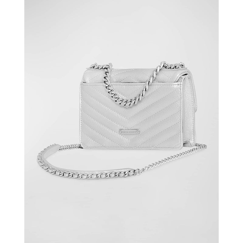 Bolsa Crossbody Edie Mini Metallic Quilted