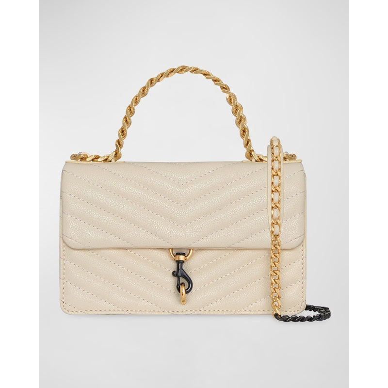 Bolsa Crossbody Edie Mini Quilted Chain