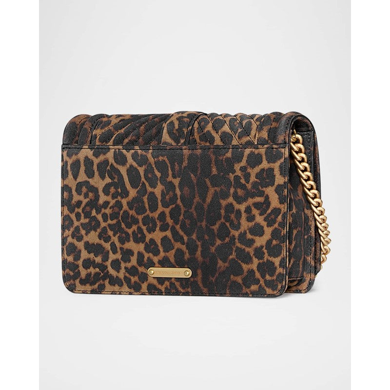 Bolsa Crossbody Love Small Leopard Quilted