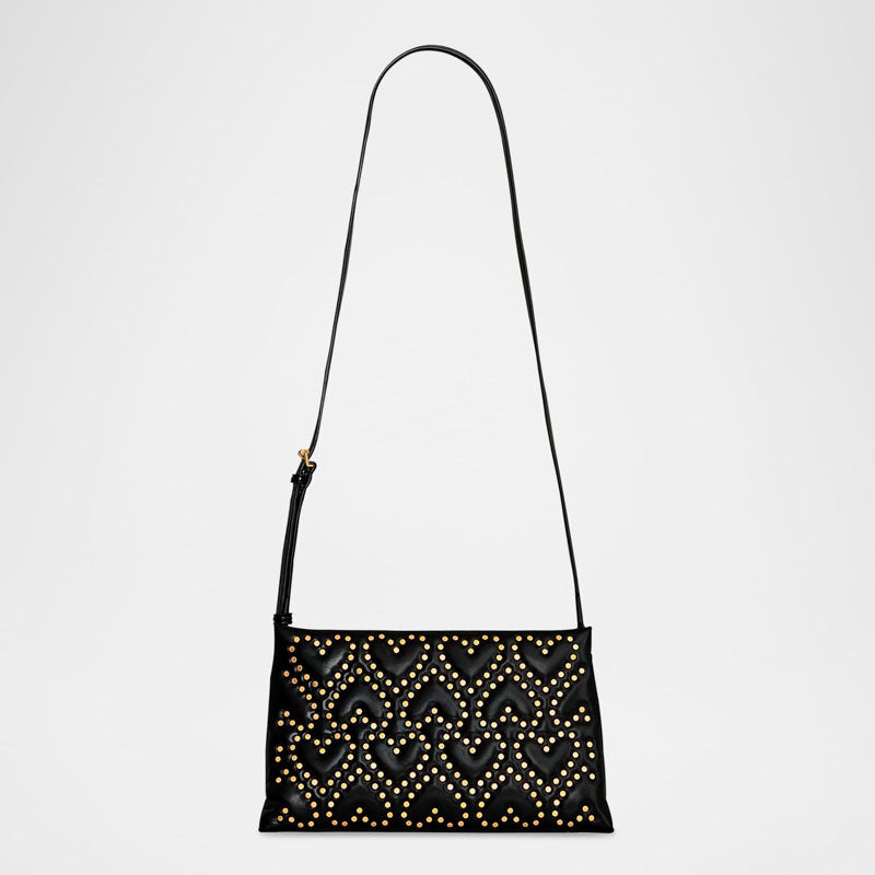 Bolsa Crossbody Heart Studded - Mercado de Luxo - O Maior E-Commerce de Bens, Produtos e Serviços de Luxo do Brasil.
