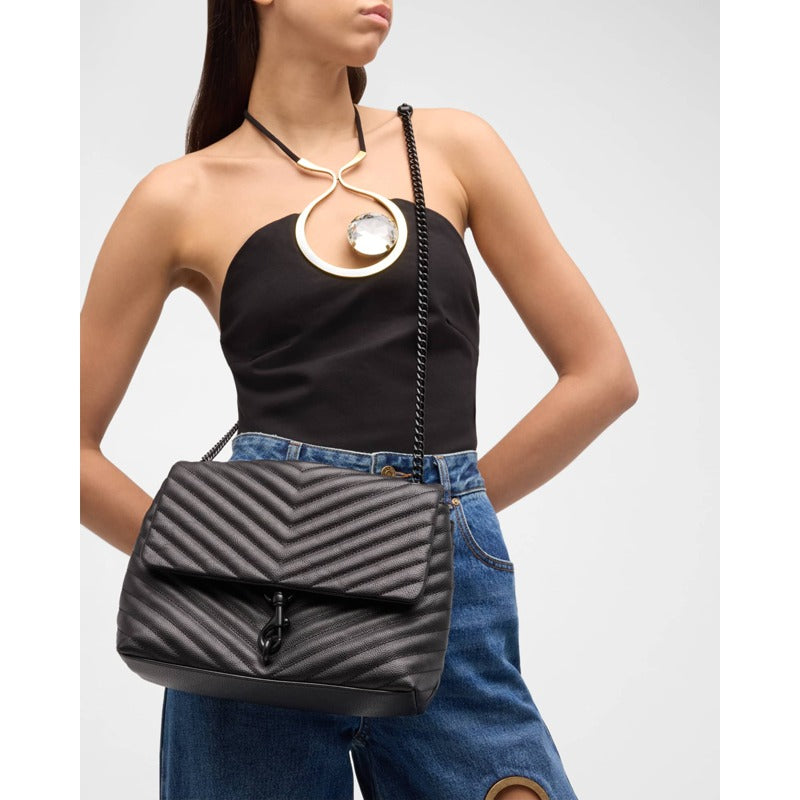 Bolsa Shoulder Edie Quilted Flap