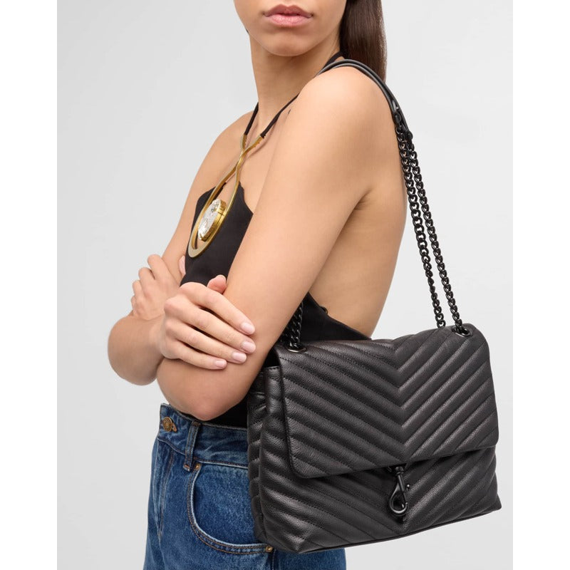 Bolsa Shoulder Edie Quilted Flap