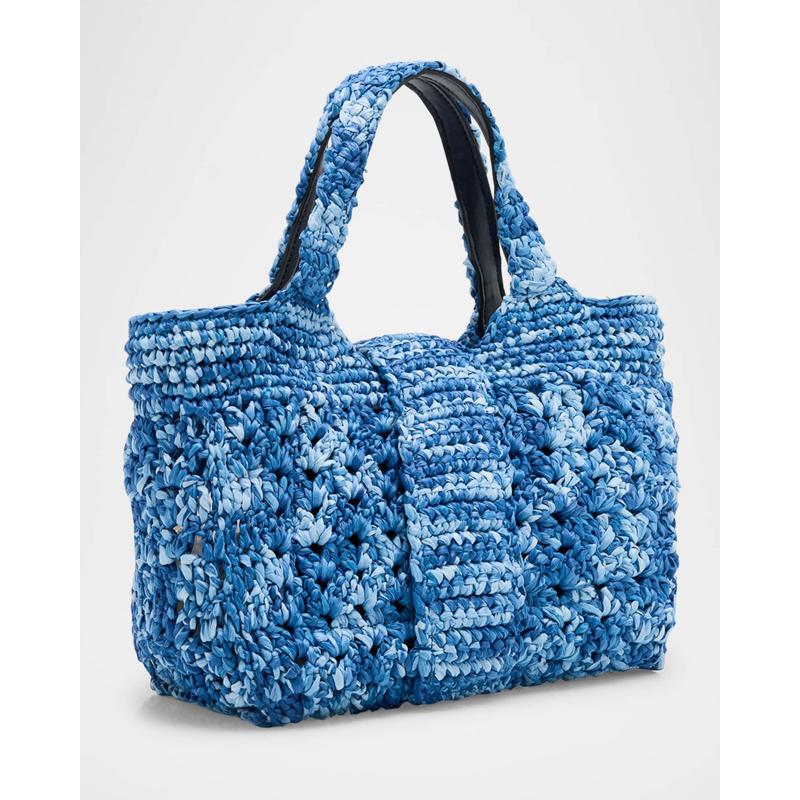 Bolsa Shopper Grand Viv Choc Crochet Raffia