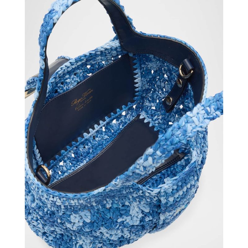 Bolsa Shopper Grand Viv Choc Crochet Raffia