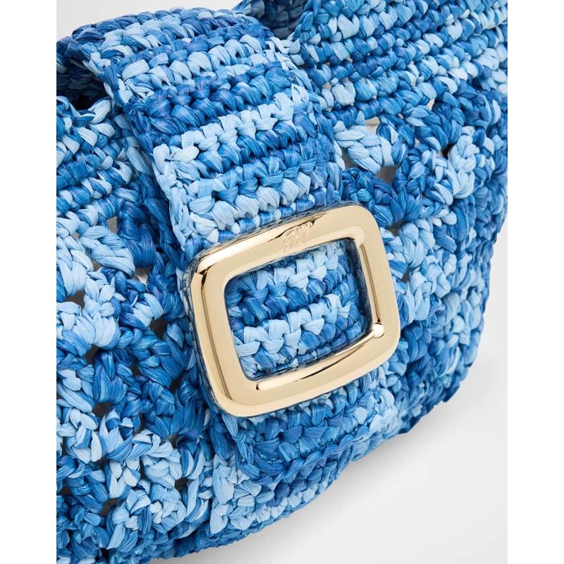 Bolsa Shopper Grand Viv Choc Crochet Raffia