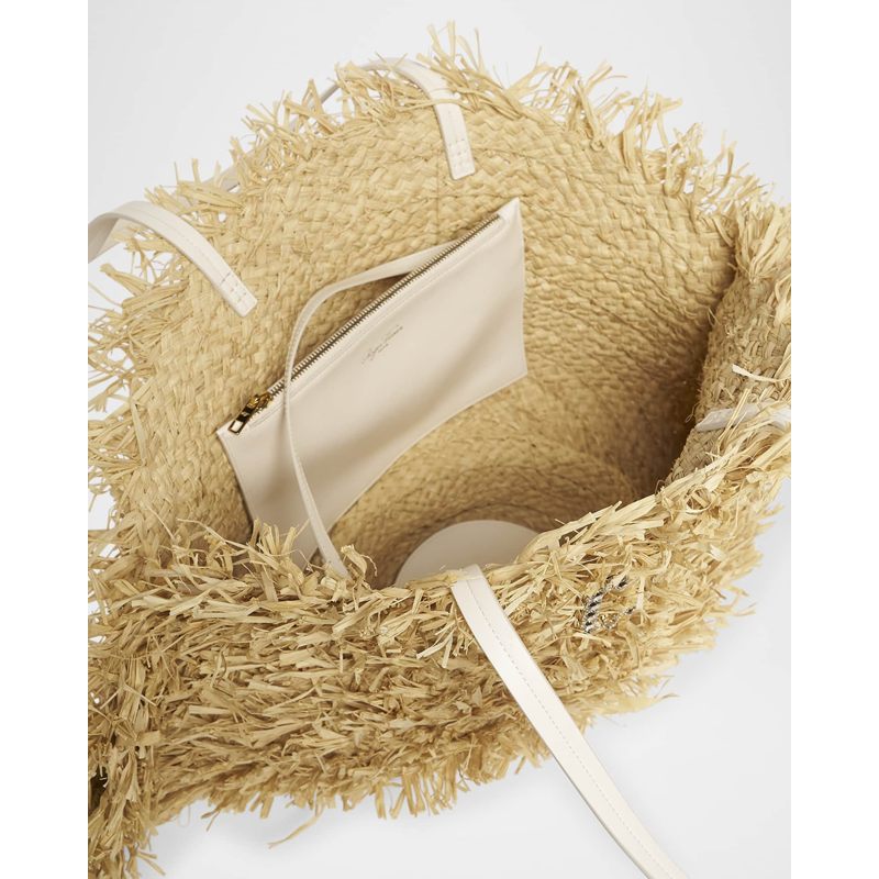 Bolsa Beach Large Fan Fringe Raffia