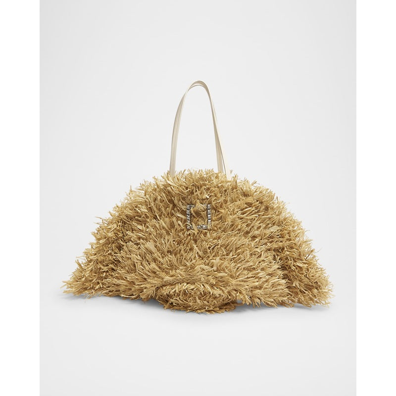 Bolsa Beach Large Fan Fringe Raffia