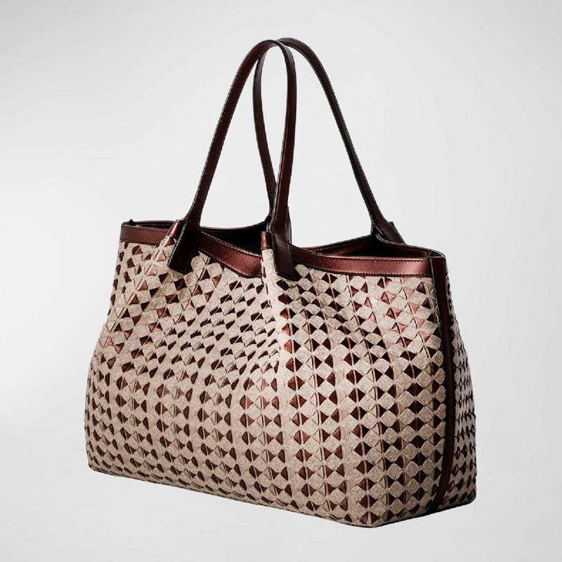 Bolsa Shopper Secret Mosaic Virgin Wool - Mercado de Luxo - O Maior E-Commerce de Bens, Produtos e Serviços de Luxo do Brasil.