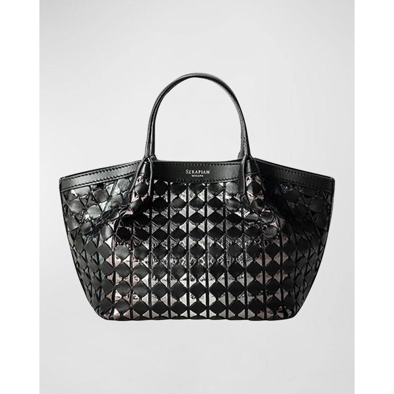 Bolsa Handle Mini Secret Mosaic Snakeskin