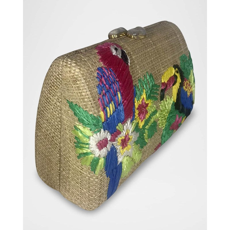 Bolsa Shoulder Candice Tropical Straw