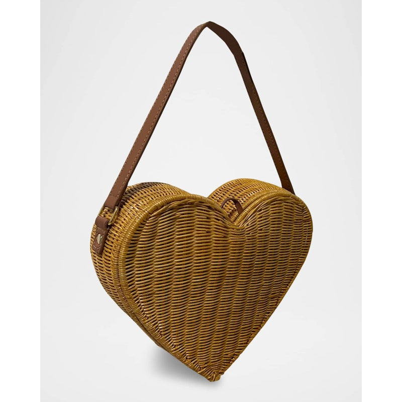 Bolsa Shoulder Pulsating Heart Rattan