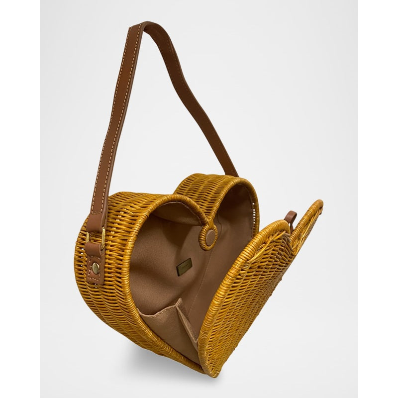Bolsa Shoulder Pulsating Heart Rattan