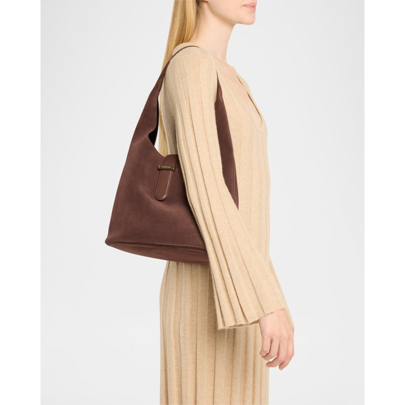 Bolsa Shoulder Khai Buckle Suede