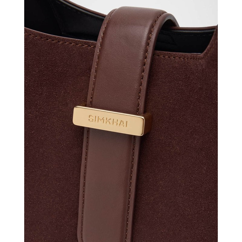 Bolsa Shoulder Khai Buckle Suede