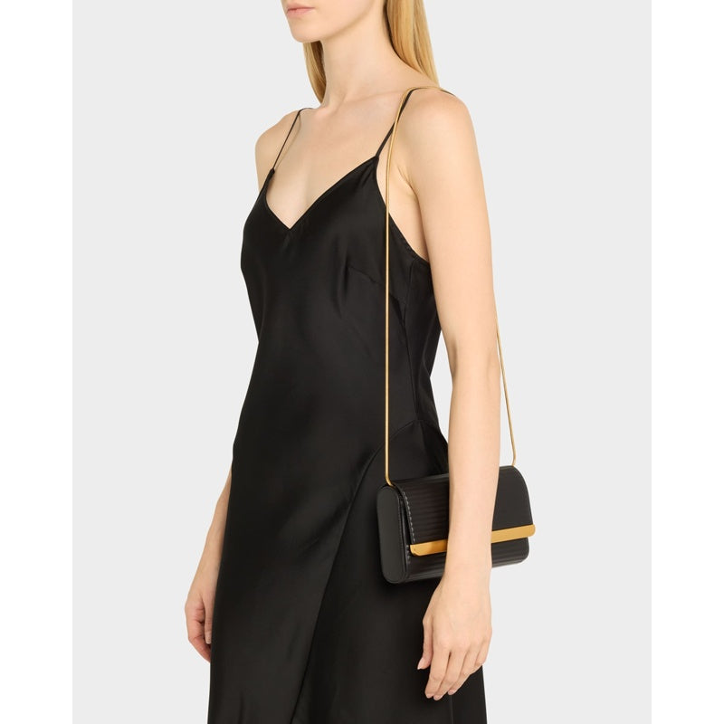 Bolsa Clutch Rolo Flap Padded