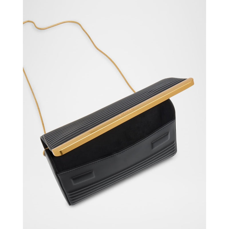 Bolsa Clutch Rolo Flap Padded