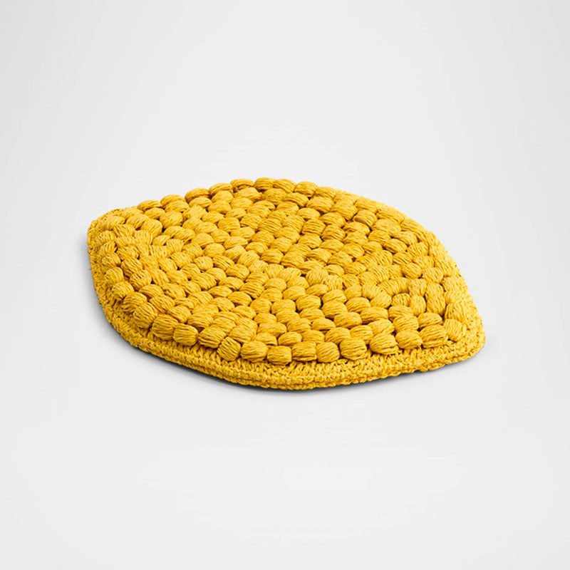 Bolsa Clutch Lemon Flat Raffia - Mercado de Luxo - O Maior E-Commerce de Bens, Produtos e Serviços de Luxo do Brasil.