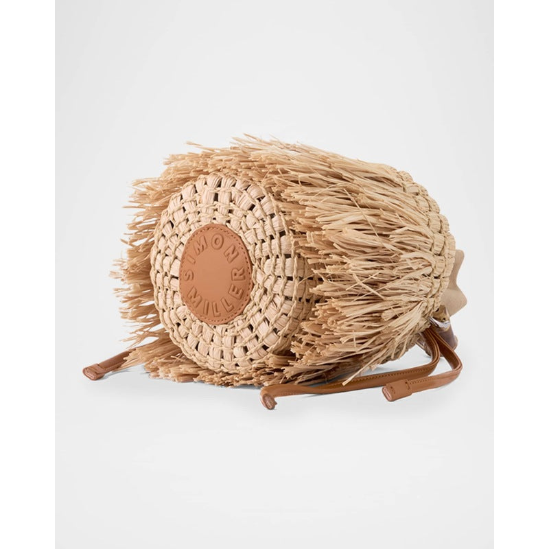 Bolsa Handle Tiki Fringe Raffia