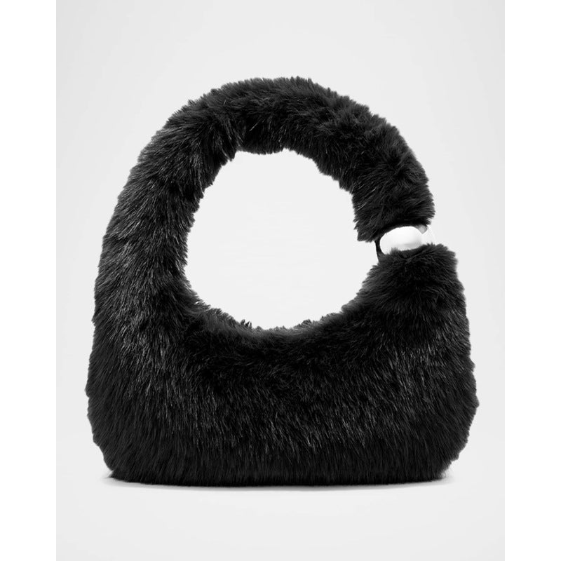 Bolsa Shoulder Figures Faux Fur