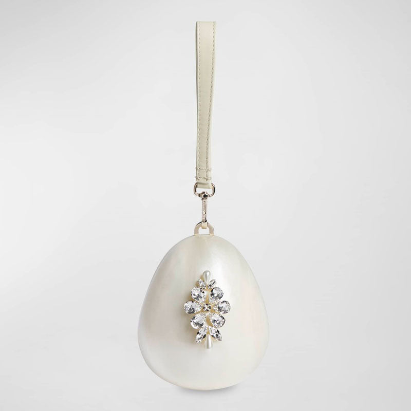 Bolsa Crossbody Micro Pearly Egg - Mercado de Luxo - O Maior E-Commerce de Bens, Produtos e Serviços de Luxo do Brasil.